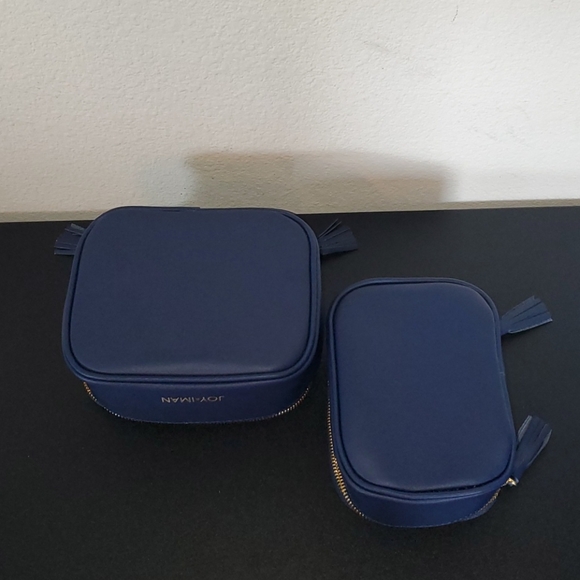 Joy & Iman 2-Piece Leather Travel Pouches - Picture 14 of 16